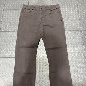 Stio Rivet Canvas 5 Pocket Pant Stretch Organic Cotton Alloy Grey 36x32